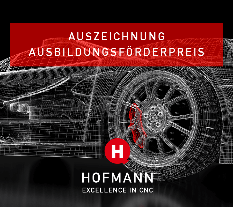 Hofmann CNC Auszeichnung Ausbildungsförderpreis