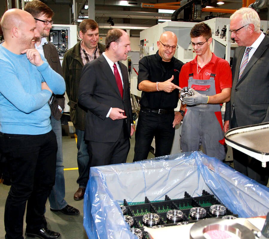 Hofmann CNC · Abgeordneter des Landtags zu Besuch