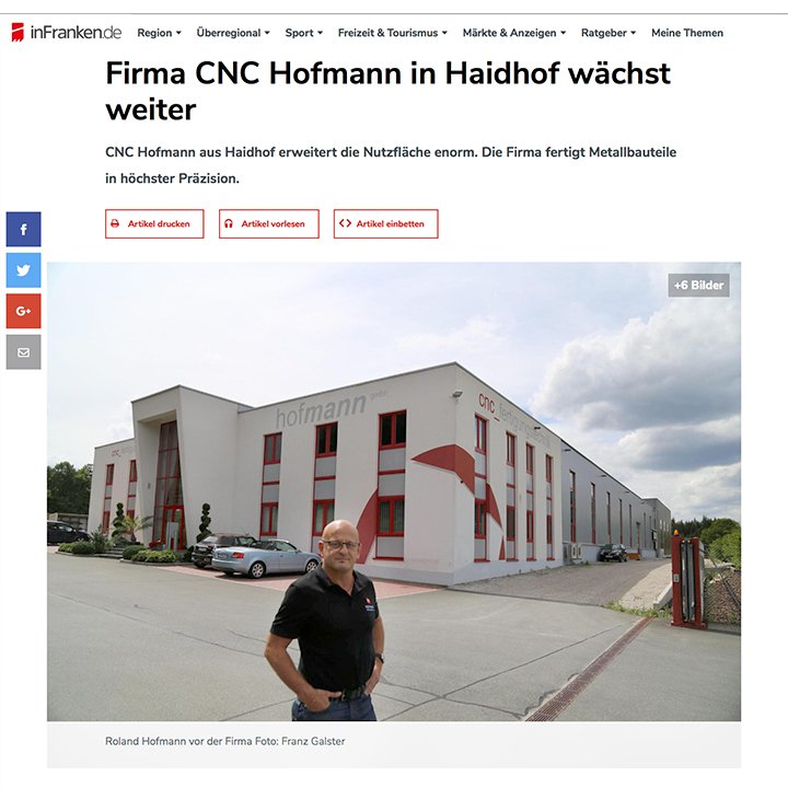 Erweiterungsbau · Hofmann CNC